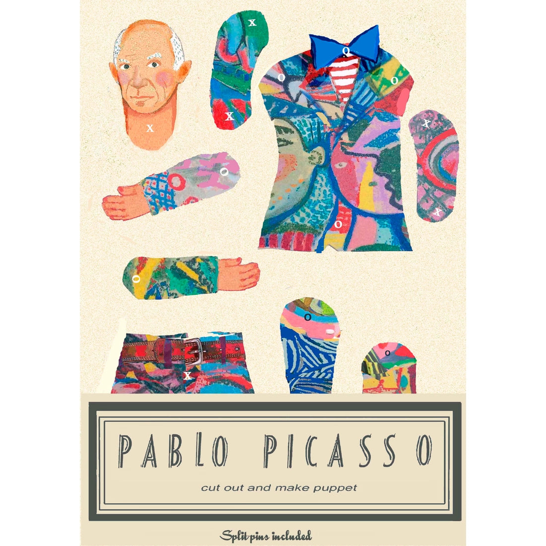 Picasso Cut Out Paper Puppet