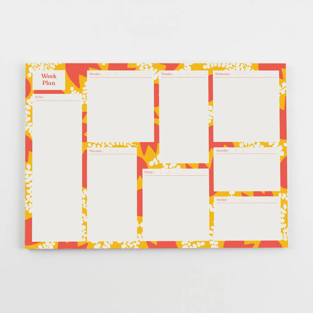 A4 Week Planner