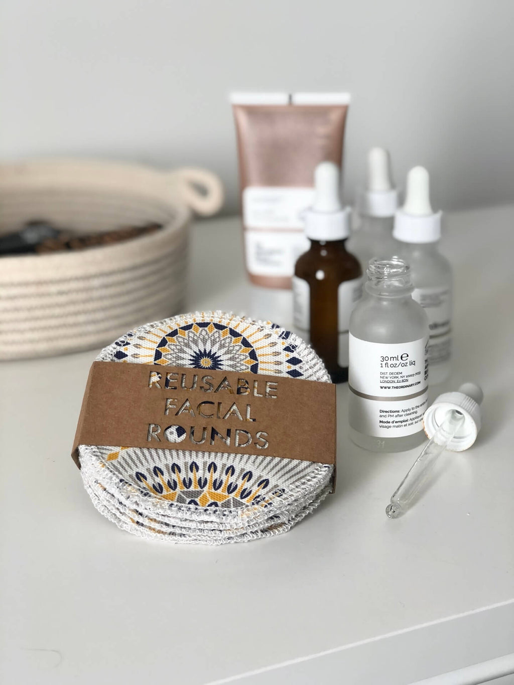 Eco-Friendly Reusable Facial Rounds - Various Designs