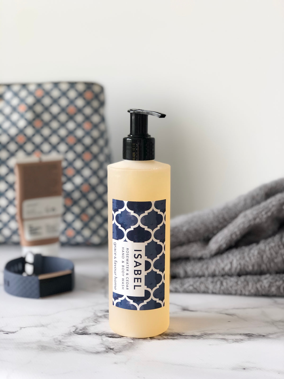 Isabel Hand & Body Wash - Rosewater & Cedar