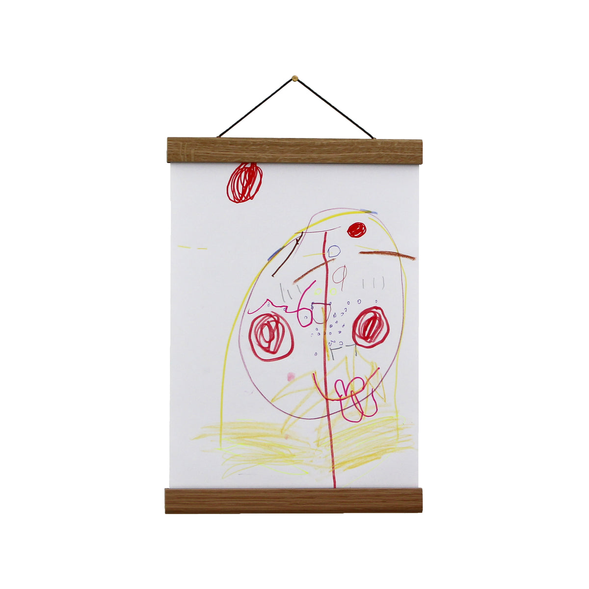 Oak Poster Hanger 8.5" (A4 Portrait)