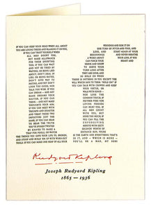 If by Rudyard Kipling Card