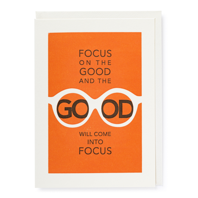 Focus On The Good Card