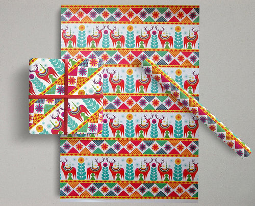 Winter Holiday Wrapping Paper
