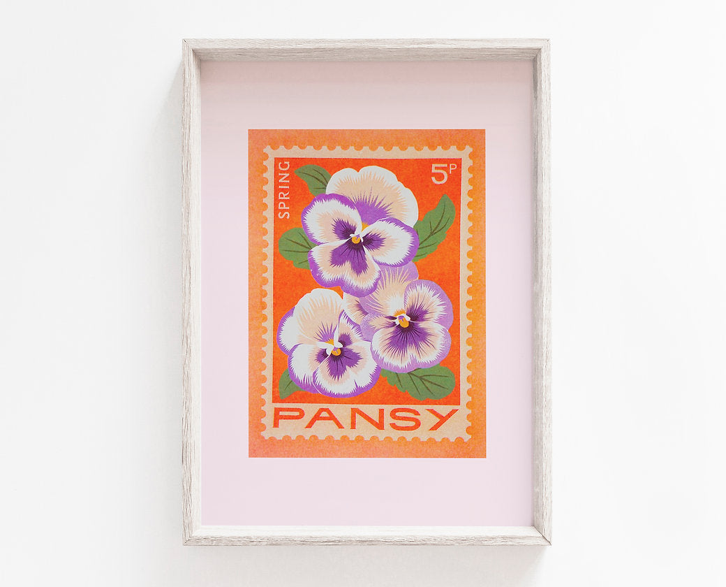 Bright Print Framed