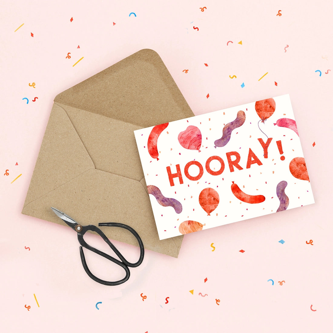 Hooray Greeting Card