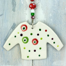 Polar Bear Christmas Jumper Ceramic Decoration