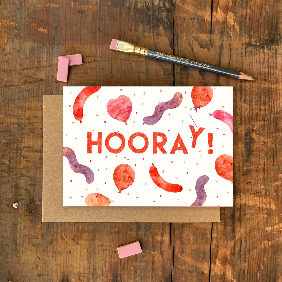 Hooray Greeting Card