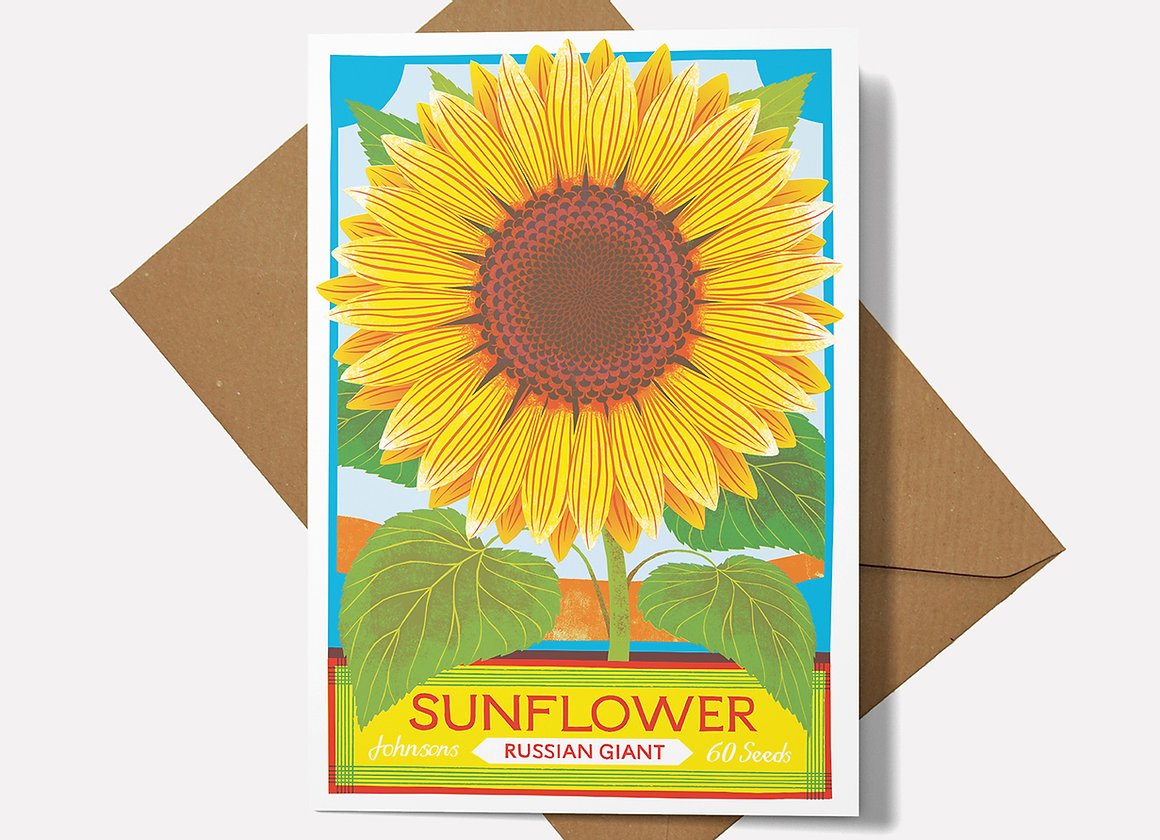 Sunflower Card