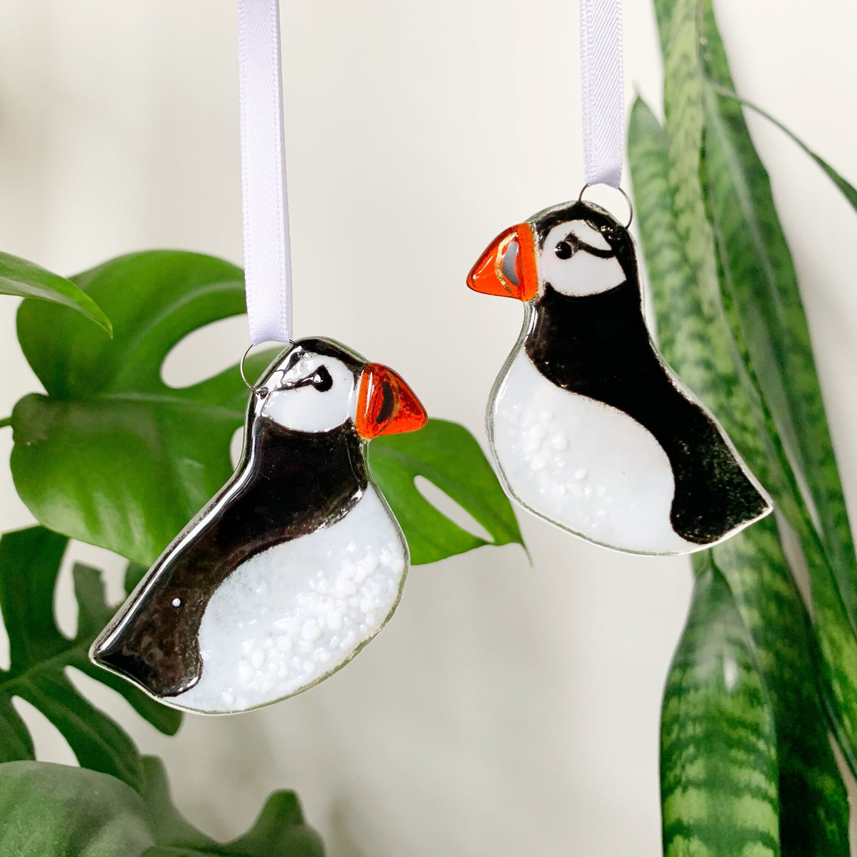 Puffin Glass Decoration