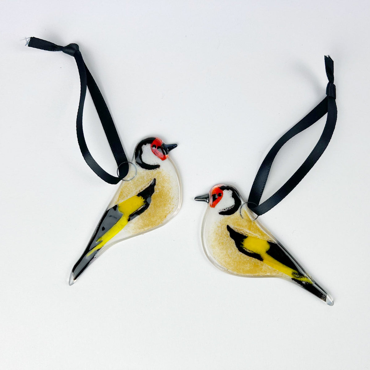 Goldfinch Glass Decoration