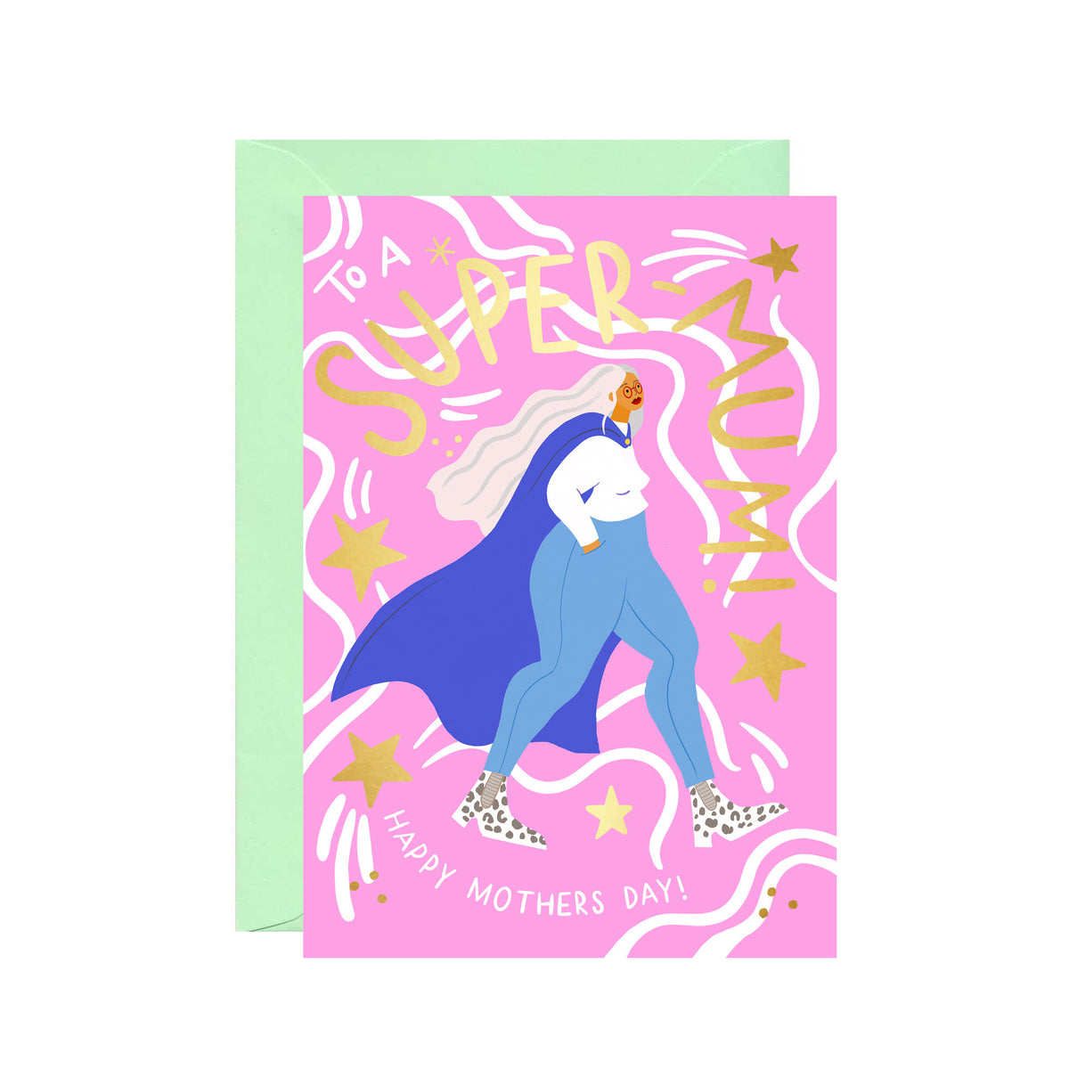 Super Mum, Mother's Day Card